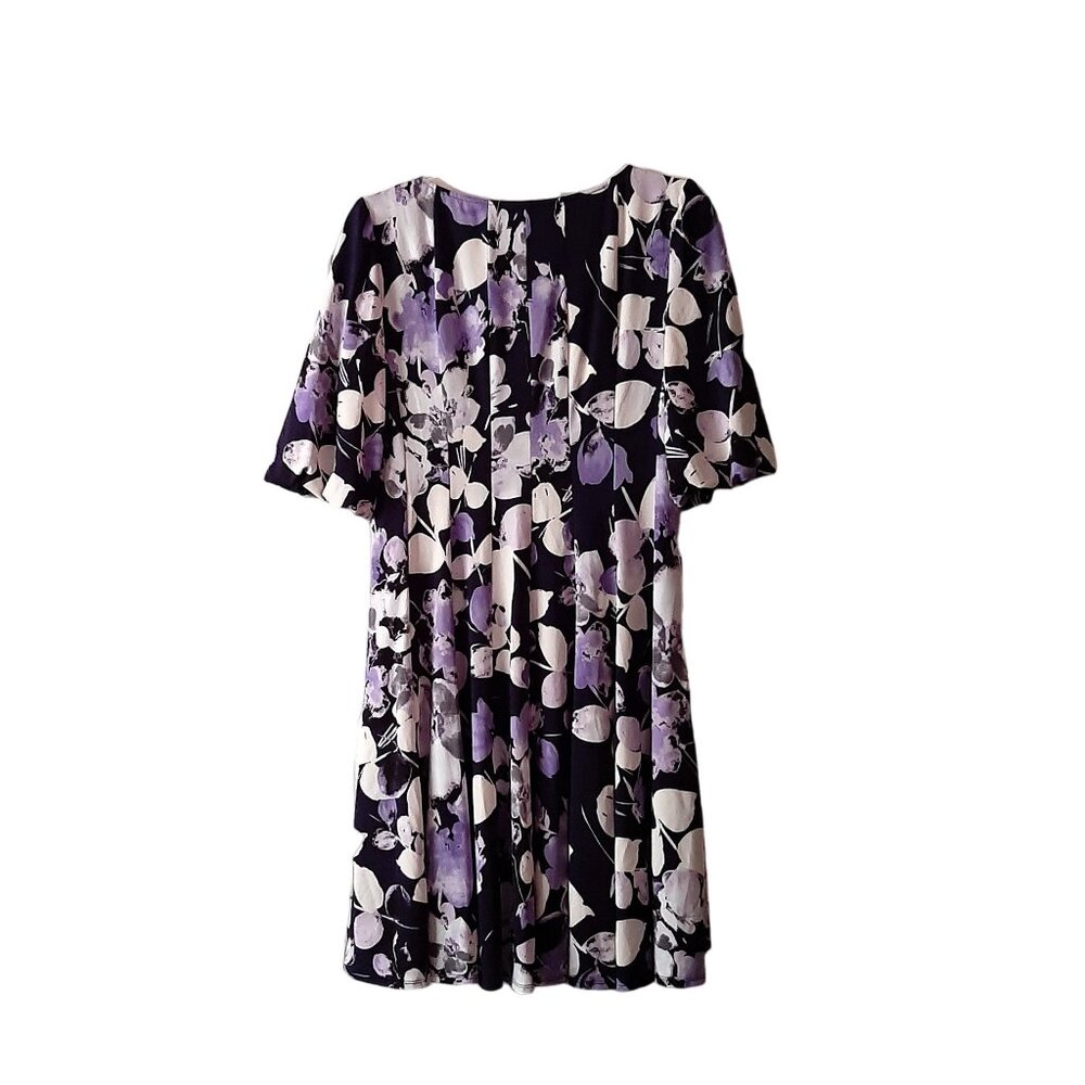Women Rabbit Rabbit Rabbit Design Floral Dress- Size 14 - Picture 2 of 6